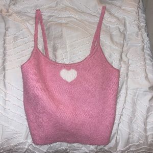 Pacsun Lottie Moss Pink “Heartbreaker Cami Top”